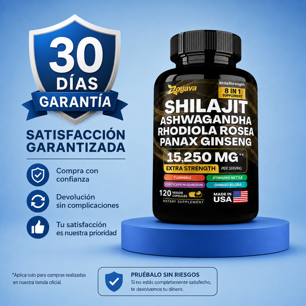 BARON suplementos minerales de alta pureza | Energía, fuerza y enfoque