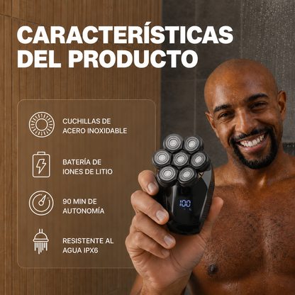 Kit de Afeitado Eléctrico - Sin irritación. Sin cortes. Sin esfuerzo.