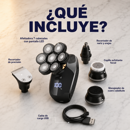 Kit de Afeitado Eléctrico - Sin irritación. Sin cortes. Sin esfuerzo.